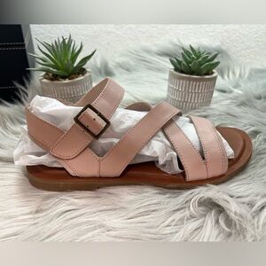 Toms Blush Pink Strappy Sandals